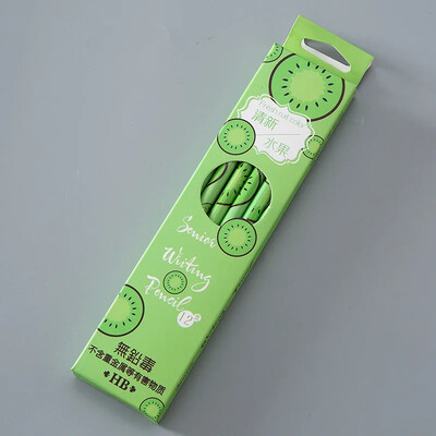 12Pcs/Set Kawaii Fruit HB olovka slatka jagoda Drvena olovka za crtanje s gumenom olovkom za skice Dječji školski uredski pribor Poklon