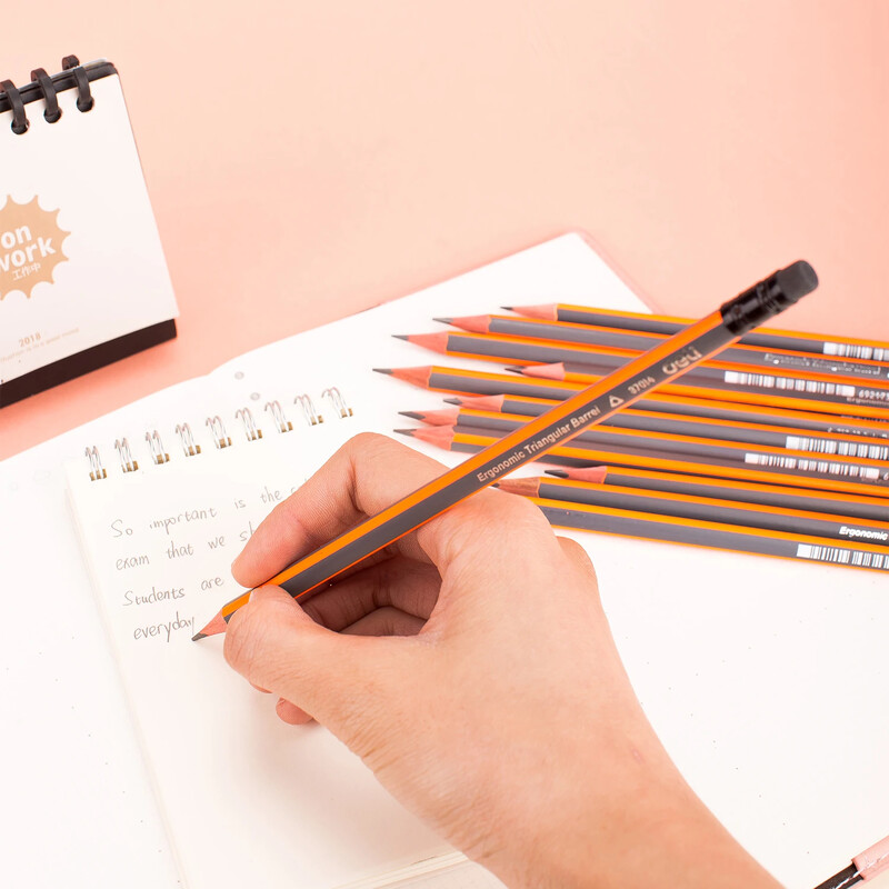 Deli 12 бр./лот дървен молив HB писане чертеж скица преглед молив канцеларски артикули училищни пособия материал Escola