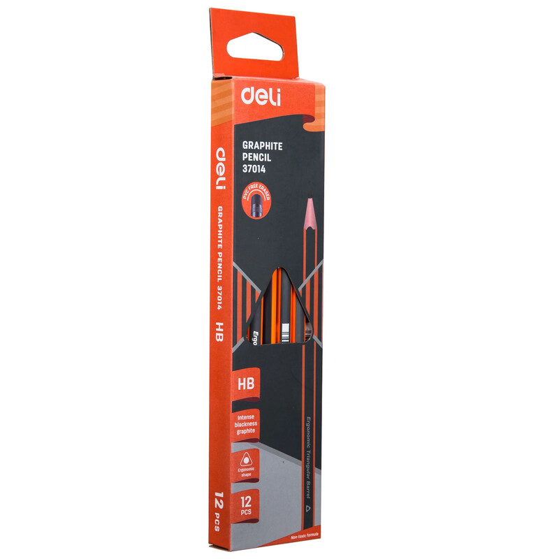 Deli 12 бр./лот дървен молив HB писане чертеж скица преглед молив канцеларски артикули училищни пособия материал Escola