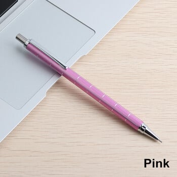 GENKKY Mechanical Pencils Πλήρες Μεταλλικό Υλικό Μολύβι για Σχολικό Γραφείο HB 0,7,0,5mm Πένα Ζωγραφικής Students Stationery Δώρο