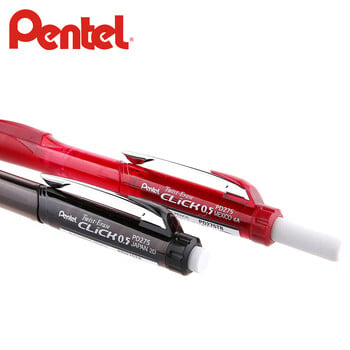 1 τμχ Pentel PD275 0,5mm Mechanical Pencil Creativity Μολύβι πλάγιας πίεσης Αυτόματο μολύβι με γόμα που γράφει ομαλά Φοιτητικά χαρτικά