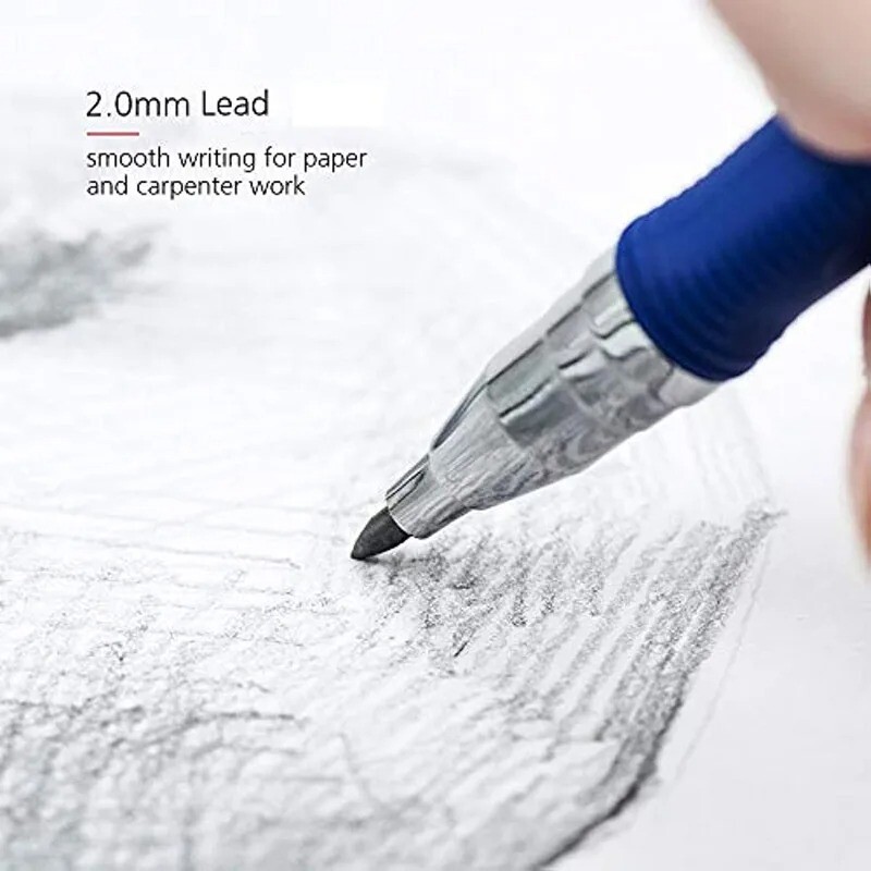 2,0 mm set mehaničkih olovaka 2B automatske olovke s ulošcima u boji/crne boje za nacrte crteža, izradu, umjetničke skice