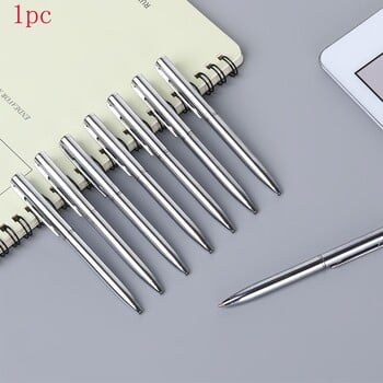 1PC φορητό Mini Waterborne Metal Pen Ballpoint Multicolor Refills Signature Pen Stationery Writing Tool Σχολικά προμήθειες