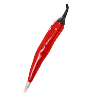 1kom crtana kemijska olovka gel olovka s magnetom u obliku čilija Dizajn konfekcije za kućni školski ured Crvena