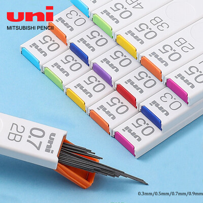 1Box Uni Mechanical Pencil Refill Lead UL-S Antifouling 0.5/0.3/0.7/0.9mm Pencil Leads Προμήθειες σχεδίασης γραφείων School Art Sketch