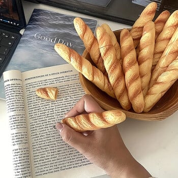 1PC Novelty Simulation Bread Pizza Horn Ballpoint Pen Unique Craft Pen for Adsorption - Realistic Shape Fun and Functional