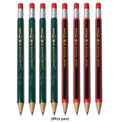 Set mehaničkih olovaka 2,0 mm 2B Automatske učeničke olovke s šiljilom Policama za olovke u boji Školske olovke Kawaii Cute Printery