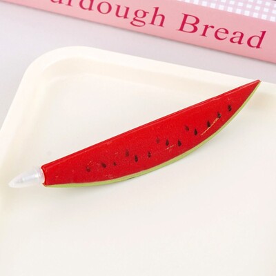 Творческа химикалка със симулация на зеленчуци и плодове Магнитна бързосъхнеща гел химикалка 0,7 mm Черно мастило Писалка с подпис Училищен офис