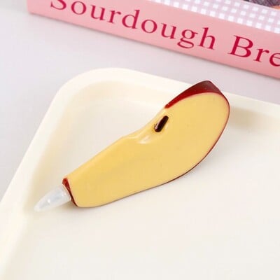 Творческа химикалка със симулация на зеленчуци и плодове Магнитна бързосъхнеща гел химикалка 0,7 mm Черно мастило Писалка с подпис Училищен офис