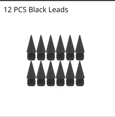 6/12 KOM Eternal Pencil Lead Core Otporan na habanje Nije lako slomiti Olovke Zamjenjiva olovka Uredski pribor za školu