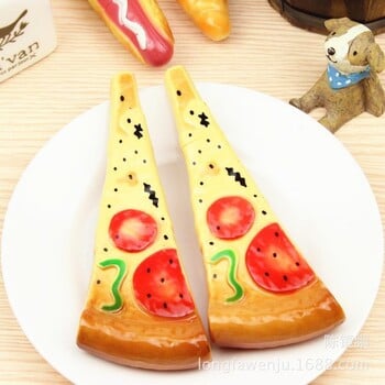 2 τμχ Funny Pizza Ball Pen Creative Simulation Bread BallPoint Pens Stationery Canetas Escolar Material