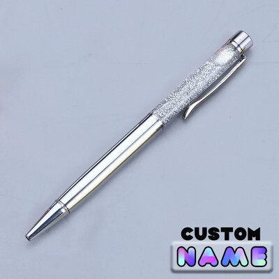 1kom Personalizirano prilagođeno ime Visokokvalitetne metalne Boss Lady Pen crna tinta Pink/Rose Gold/bijela kemijska olovka Boss Lady poklon olovke