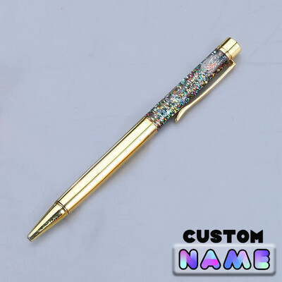 1kom Personalizirano prilagođeno ime Visokokvalitetne metalne Boss Lady Pen crna tinta Pink/Rose Gold/bijela kemijska olovka Boss Lady poklon olovke