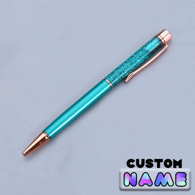 1kom Personalizirano prilagođeno ime Visokokvalitetne metalne Boss Lady Pen crna tinta Pink/Rose Gold/bijela kemijska olovka Boss Lady poklon olovke