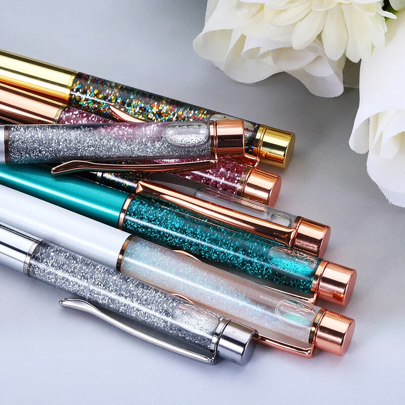 1kom Personalizirano prilagođeno ime Visokokvalitetne metalne Boss Lady Pen crna tinta Pink/Rose Gold/bijela kemijska olovka Boss Lady poklon olovke