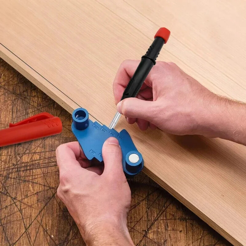 Нови масивни дърводелски моливи 2 в 1 с острилка Дърводелски 2,8 мм твърди механични моливи Инструменти за маркиране Строителство/Дърводелци