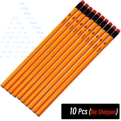 1/5/10Pcs HB žuti držač olovke za skice Drvene olovke s olovkom Dječje olovke za pisanje Uredsko slikarstvo Školski pribor za crtanje