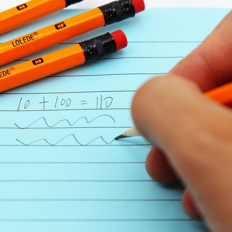 1/5/10Pcs HB žuti držač olovke za skice Drvene olovke s olovkom Dječje olovke za pisanje Uredsko slikarstvo Školski pribor za crtanje