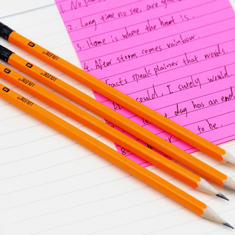 1/5/10Pcs HB žuti držač olovke za skice Drvene olovke s olovkom Dječje olovke za pisanje Uredsko slikarstvo Školski pribor za crtanje