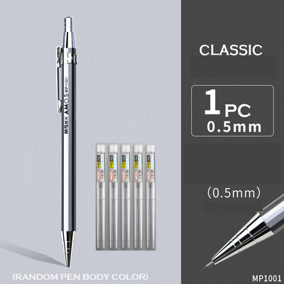 M&G 0,5/0,7 mm set metalnih automatskih olovaka, mehanička olovka za crtanje, HB grafitna olovka za školski pribor