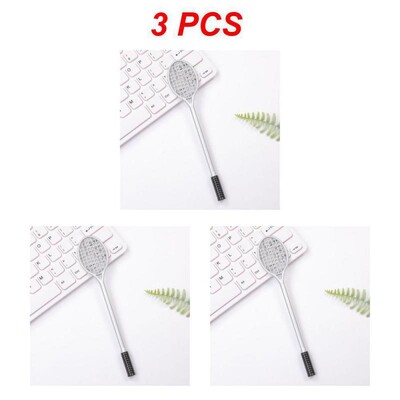 Kreativni stilovi teniskih reketa Gel olovke Reket za badminton Kemijska olovka 0,38 mm crna Kawaii dopisnica Uredski školski pribor