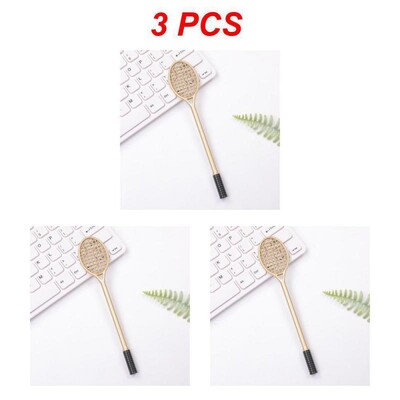 Kreativni stilovi teniskih reketa Gel olovke Reket za badminton Kemijska olovka 0,38 mm crna Kawaii dopisnica Uredski školski pribor