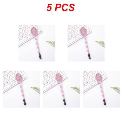Kreativni stilovi teniskih reketa Gel olovke Reket za badminton Kemijska olovka 0,38 mm crna Kawaii dopisnica Uredski školski pribor