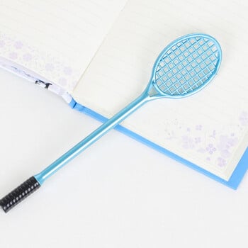 2 τμχ Στυλό ρακέτας Gel καινοτομία στυλό Sport Funny Cute Ballpoint Γράψιμο τένις