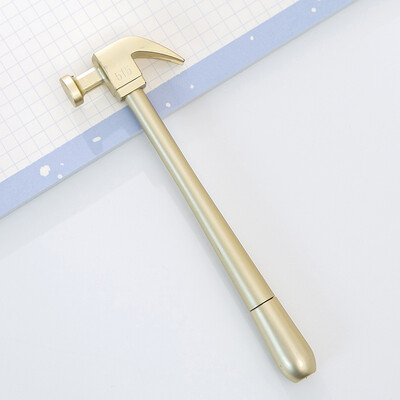 1 kom. Lytwtw's Metallic Hammer Tools Pribor Kreativna gel olovka Simulacija Školski uredski pribor Slatki kawaii smiješni poklon nagrada
