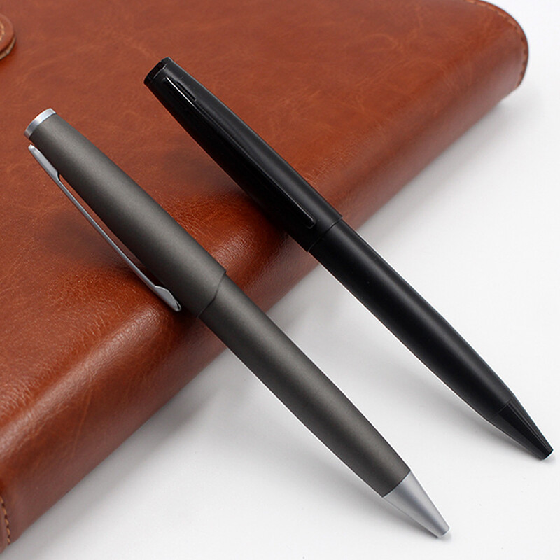 Poslovna metalna matirana kemijska olovka za učenike Školski pribor Kaligrafsko pisanje Rotirajuće gel olovke Uredski pribor