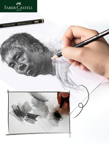 Faber-Castell 8/12 τμχ Σετ Ματ Σκίτσο Μολύβι Τέχνης Γραφίτης για Σκίτσο Μαύρο Μολύβδινο Γράψιμο Σχέδιο Μολύβια Γραφίτη Προμήθειες