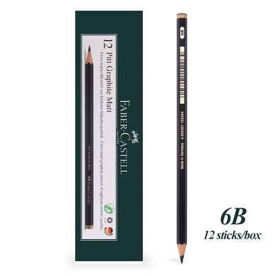 Faber-Castell 8/12kom Set Matte Sketch Pencil Art Graphite For Sketch Black Lead Grafitne olovke za pisanje Crtanje Pribor