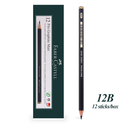 Faber-Castell 8/12kom Set Matte Sketch Pencil Art Graphite For Sketch Black Lead Grafitne olovke za pisanje Crtanje Pribor