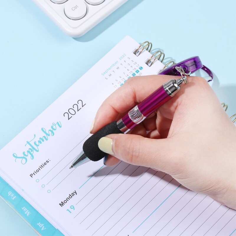 Kemijska olovka s metalnim užetom za povlačenje Lanyar planinarska kopča privjesak za ključeve Olovka s kopčom za lako povlačenje Pribor za pisanje