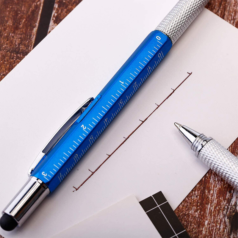 Višenamjenska kapacitivna olovka s odvijačem Libela Kemijska olovka Zaslon mobilnog telefona Naprave na dodir Alati za gradnju