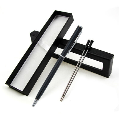 1 set prilagođenih LOGO kreativnih metalnih kemijskih olovki za hotelski poklon kemijske olovke za školski uredski pribor s kutijom za olovke