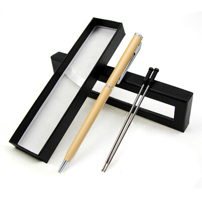 1 set prilagođenih LOGO kreativnih metalnih kemijskih olovki za hotelski poklon kemijske olovke za školski uredski pribor s kutijom za olovke