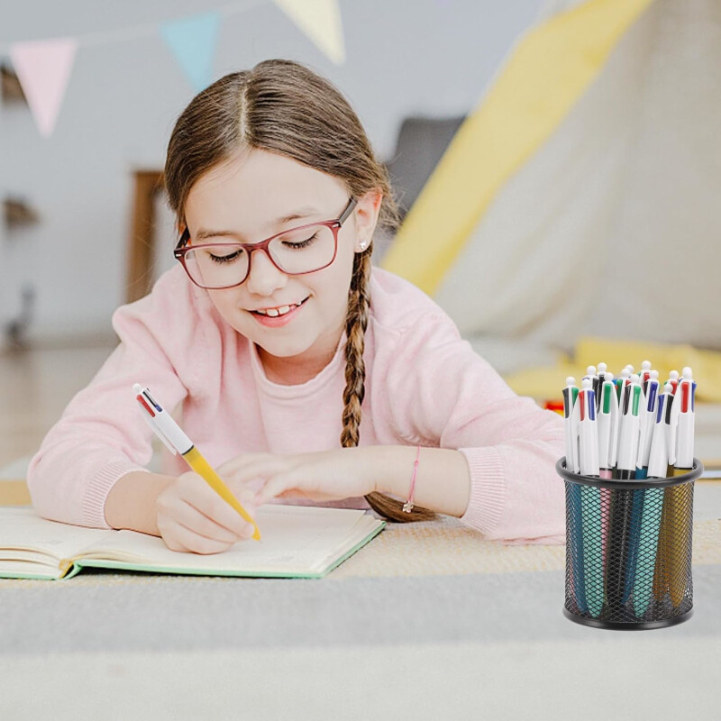 20 kom kemijskih olovaka u 4 boje, olovka u boji srednjeg vrha 1,0 mm, lijep dar za studente, djecu, uredski materijal