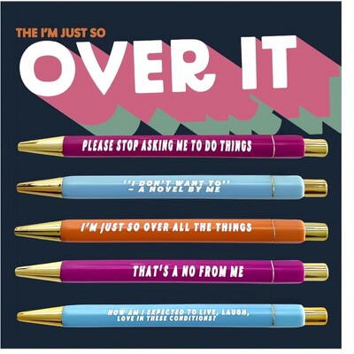 5 pixuri amuzante cu hârtie, culori asortate, pix retractabil, cerneală neagră, 1,0 mm, punct mediu, uscare rapidă pentru instrument de scris