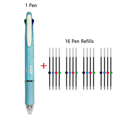 Popularne nove višenamjenske kemijske olovke 5 u 1 od 0,5 mm od 17 kom/set i dopune u različitim bojama Pisaći materijal za studente