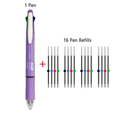 Popularne nove višenamjenske kemijske olovke 5 u 1 od 0,5 mm od 17 kom/set i dopune u različitim bojama Pisaći materijal za studente
