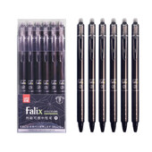 Комплект прибиращи се изтриваеми гел химикалки 0,5 мм с пълнители Черно синьо гел мастило Вградена гума Офис консумативи Канцеларски материали