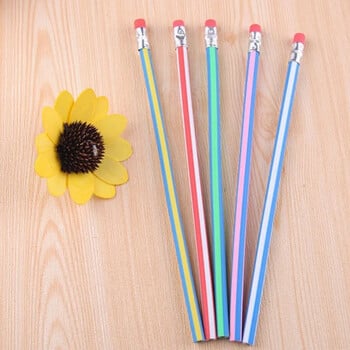 Επιστολόχαρτο 10 τεμαχίων Cute Candy Color Soft Flexible Standard Pencils