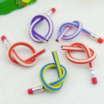 Επιστολόχαρτο 10 τεμαχίων Cute Candy Color Soft Flexible Standard Pencils