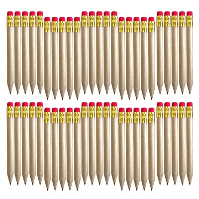 50 бр. Моливи за голф с гумички, малки моливи с гумичка Масов мини графитен молив за деца, възрастни, училище, офис