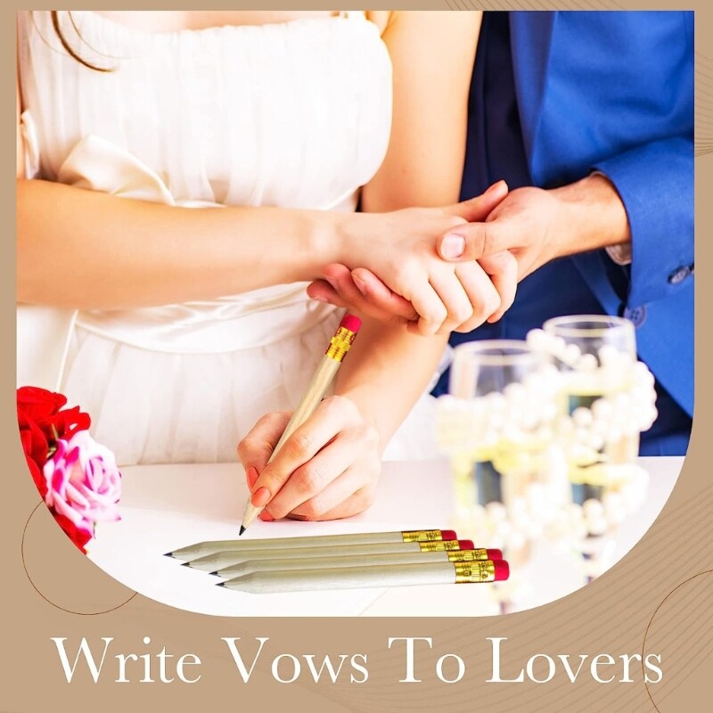 50 бр. Моливи за голф с гумички, малки моливи с гумичка Масов мини графитен молив за деца, възрастни, училище, офис