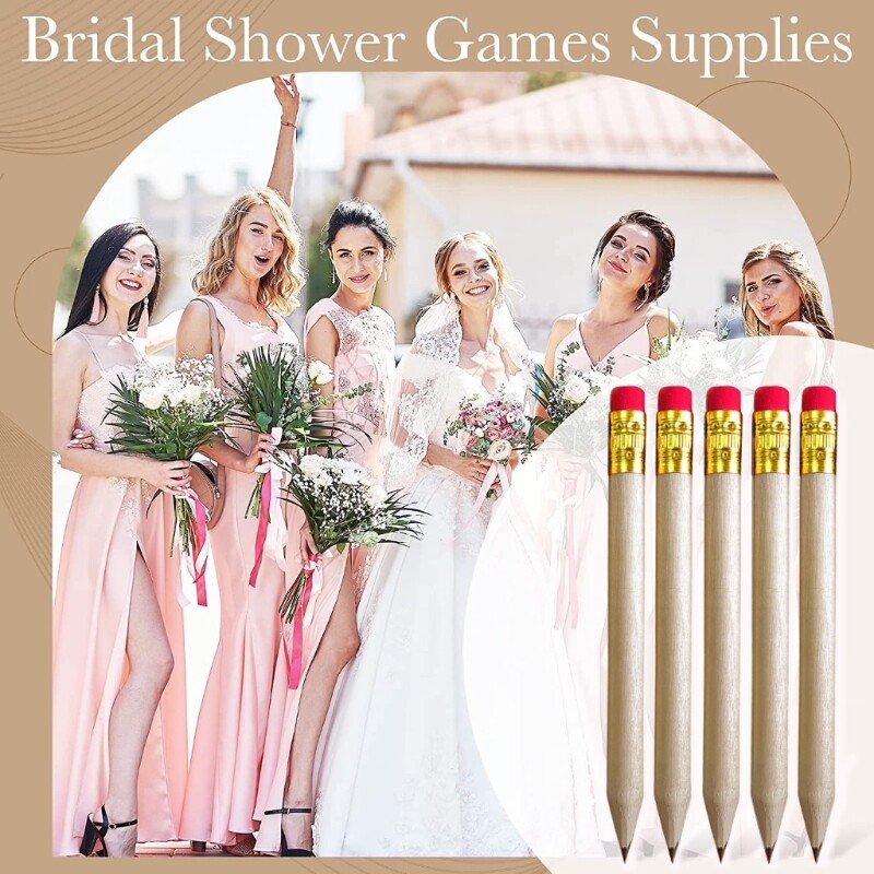 50 бр. Моливи за голф с гумички, малки моливи с гумичка Масов мини графитен молив за деца, възрастни, училище, офис