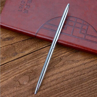 Visokokvalitetna metalna kemijska olovka Luksuzne kemijske olovke za pisanje Uredska školska kemijska olovka Crna Plava rotirajuća olovka