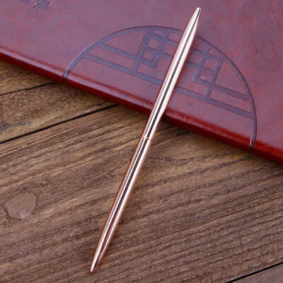 Visokokvalitetna metalna kemijska olovka Luksuzne kemijske olovke za pisanje Uredska školska kemijska olovka Crna Plava rotirajuća olovka