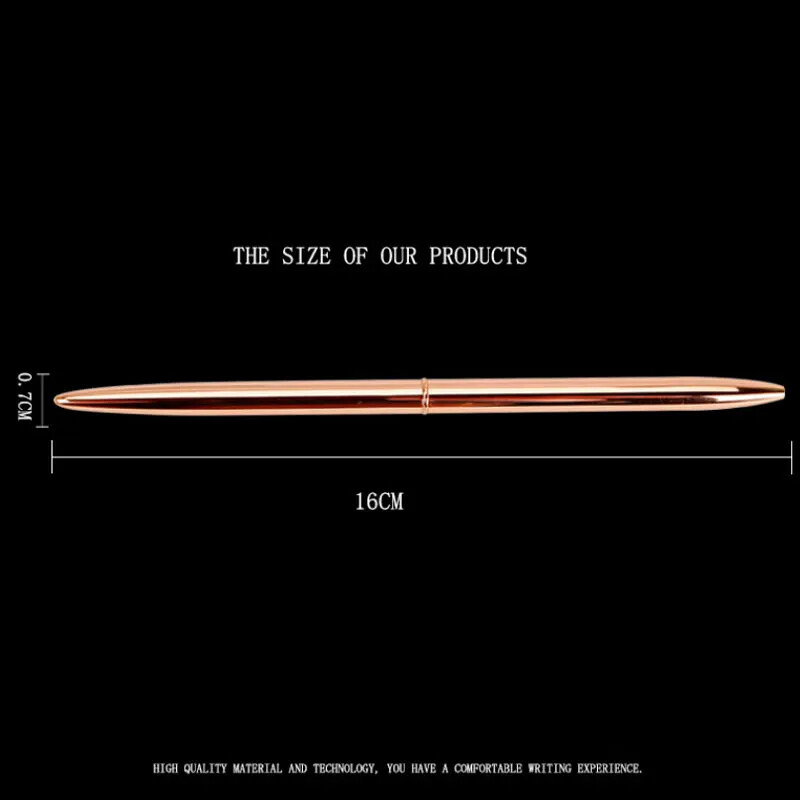 Visokokvalitetna metalna kemijska olovka Luksuzne kemijske olovke za pisanje Uredska školska kemijska olovka Crna Plava rotirajuća olovka